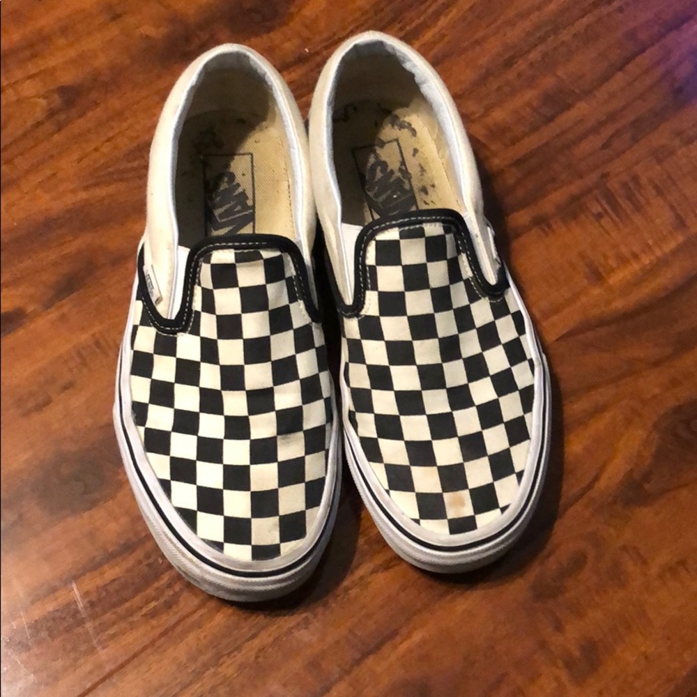 checkered vans